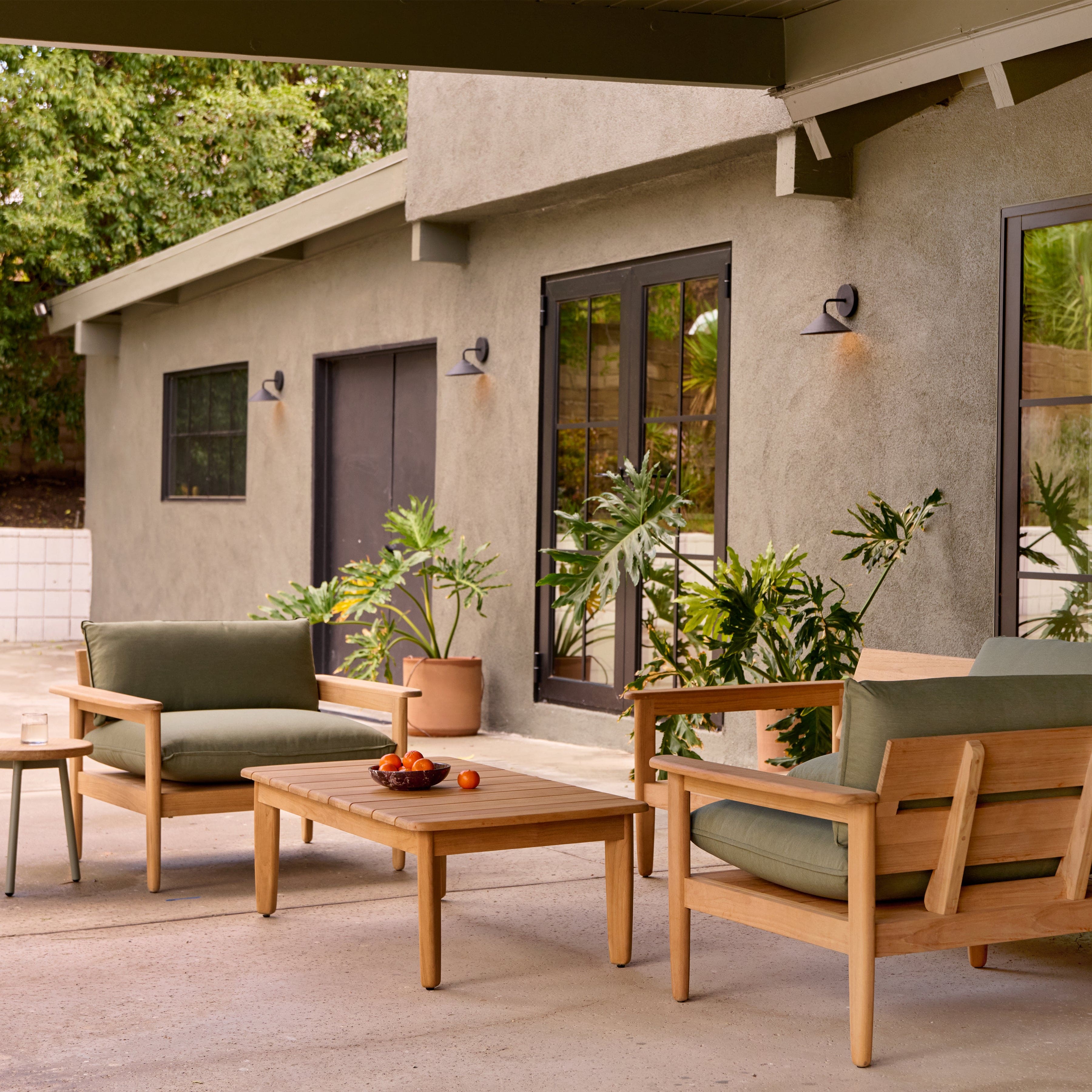 Dunes Teak Ottoman
