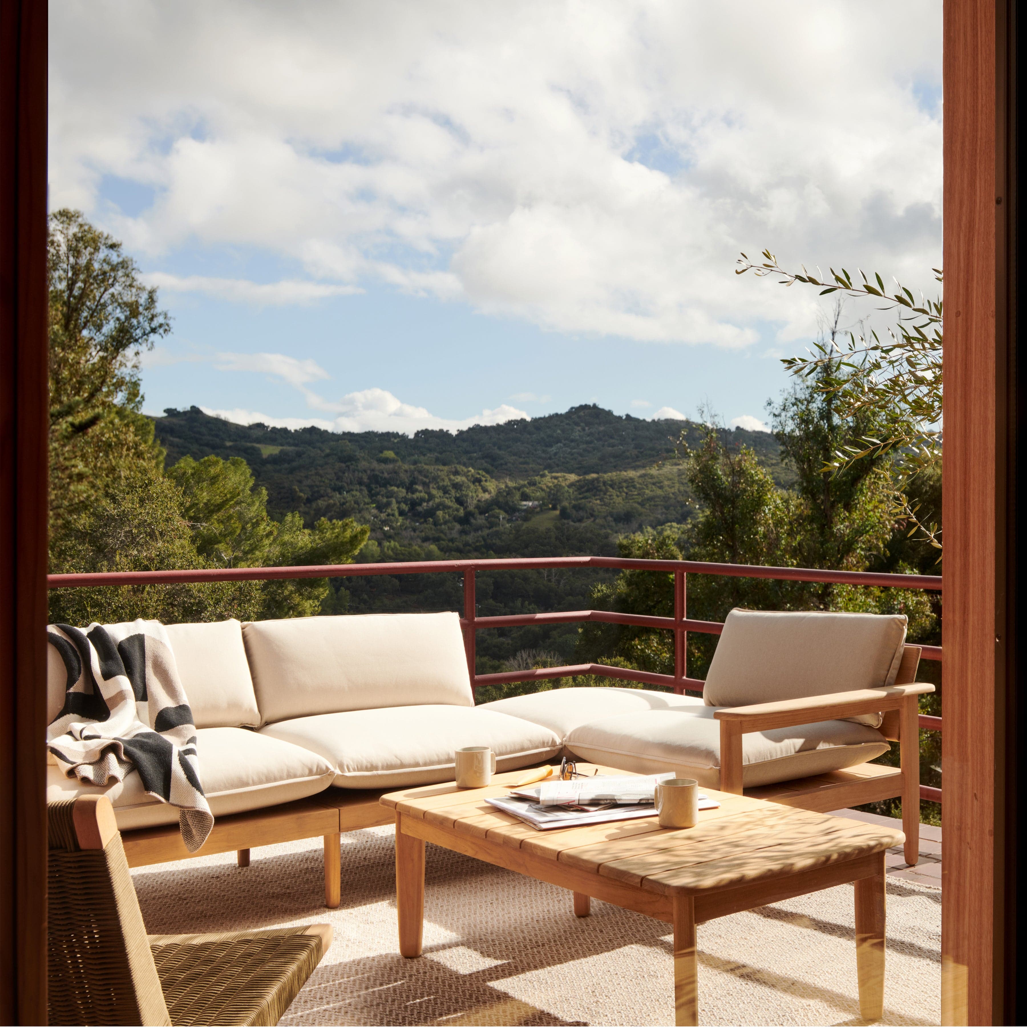 Dunes Teak 3-Seat Sofa
