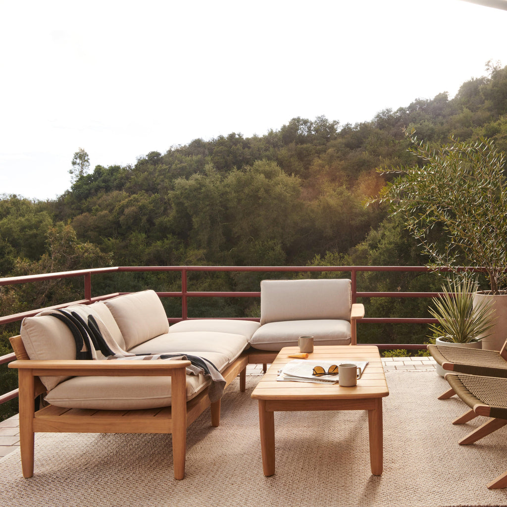 Dunes Teak 5-Piece Sectional