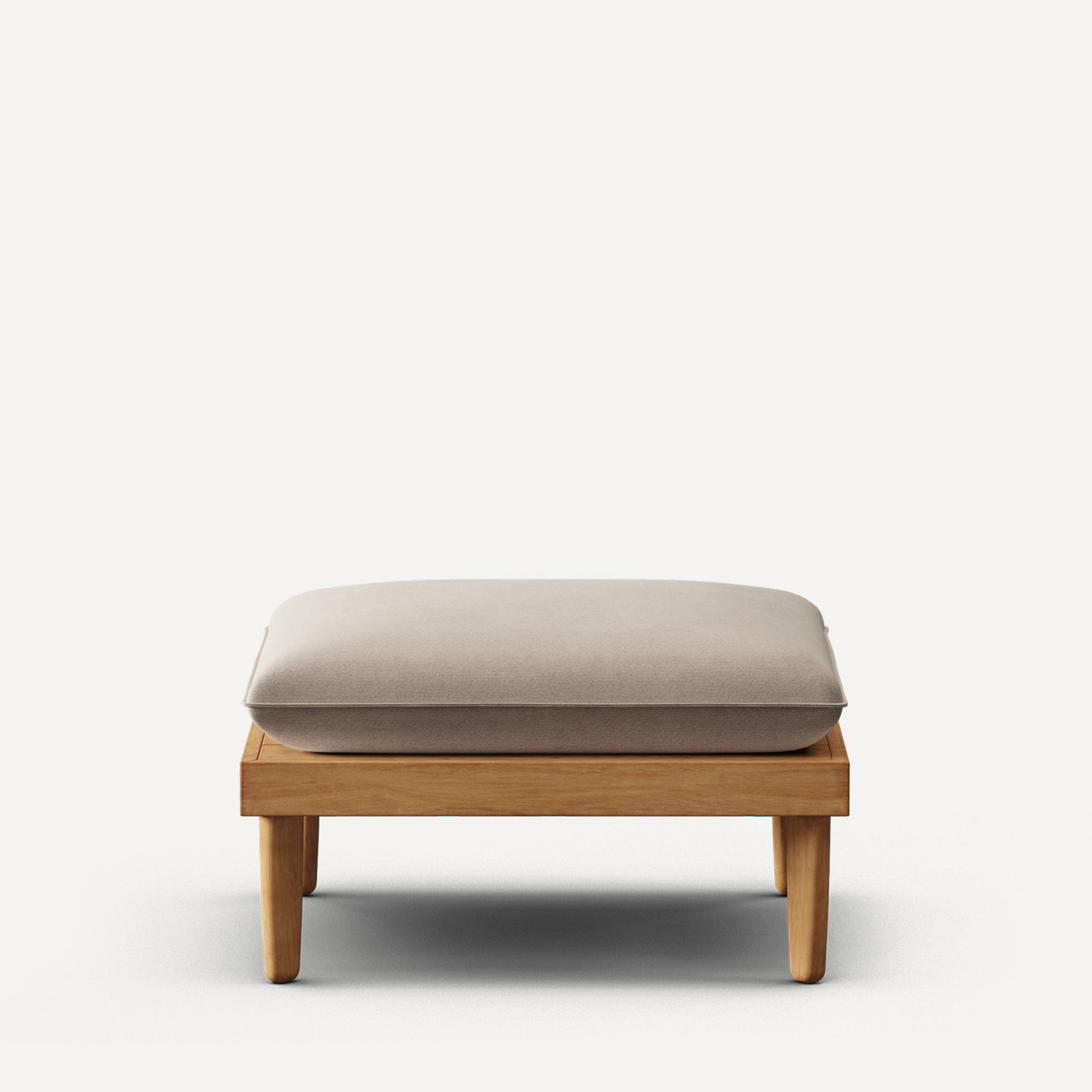 Dunes Teak Ottoman